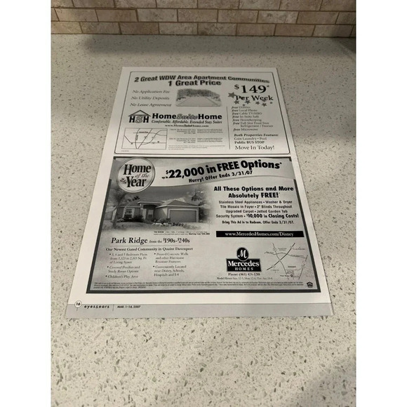 Disney Eyes & Ears Cast Member Exclusive March 2007 Disney Cruise Line New Dream - Picture 2 of 3